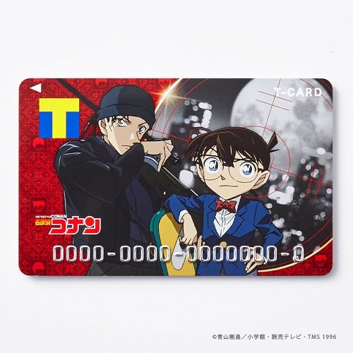 Tカード(名探偵コナンデザイン)2020ver.+A4クリアファイル赤・青2セット